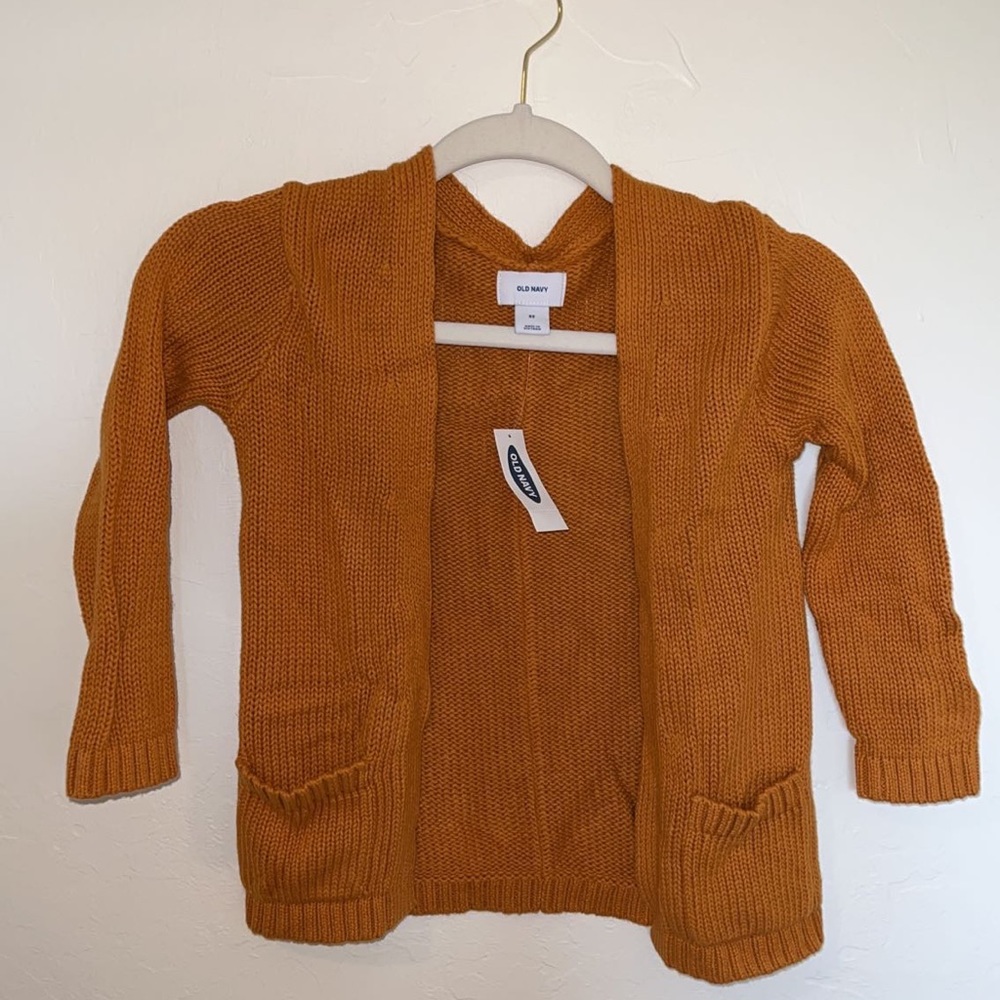 Burnt orange cardigan NWT